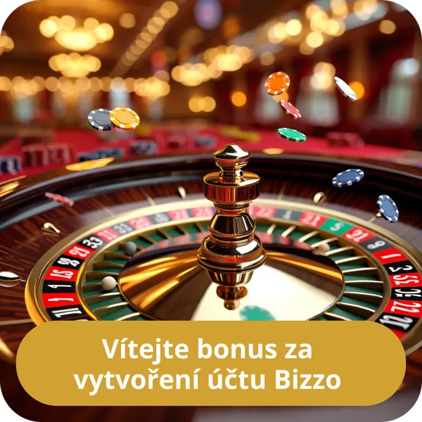 Vítejte bonus za vytvoření účtu Bizzo